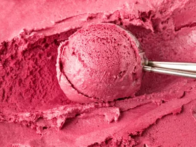 strawberry ice cream scoop